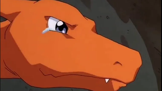 dracaufeu pleure
