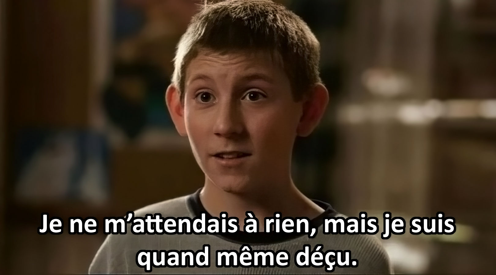 Je ne m'attendais à rien mais je suis quand même déçu