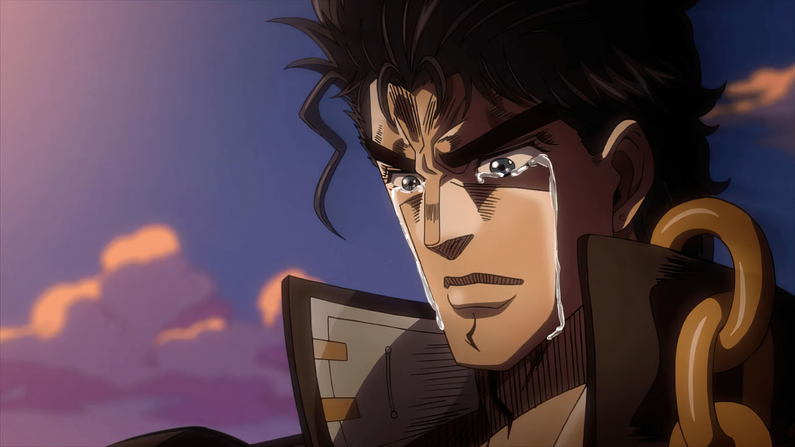 Jotaro crying