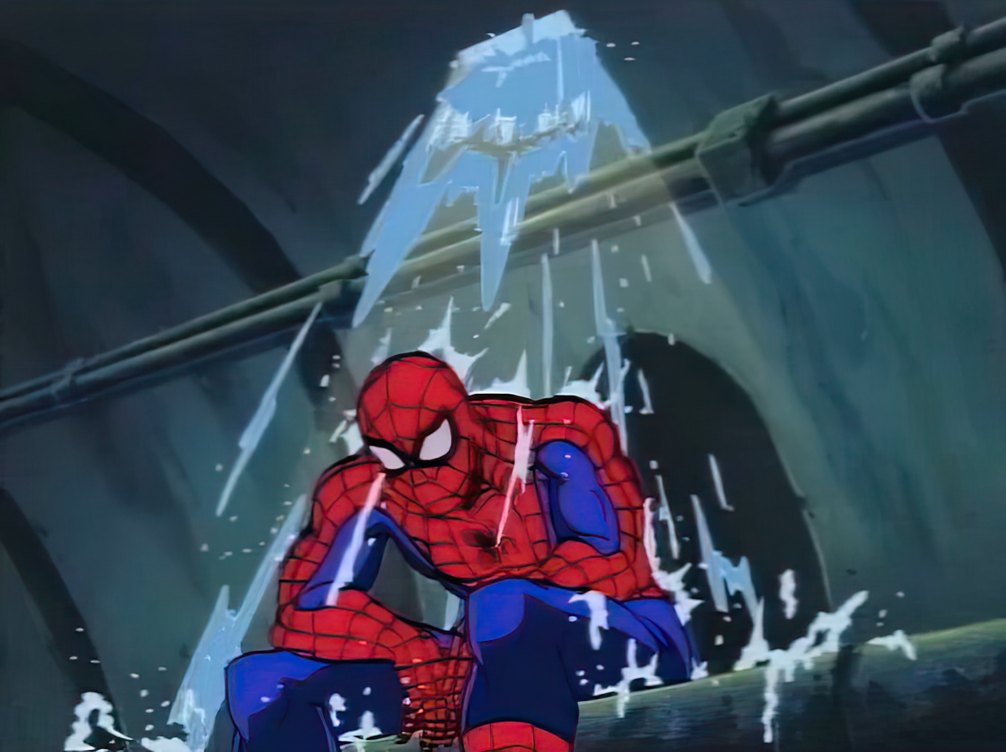 Sad Spiderman