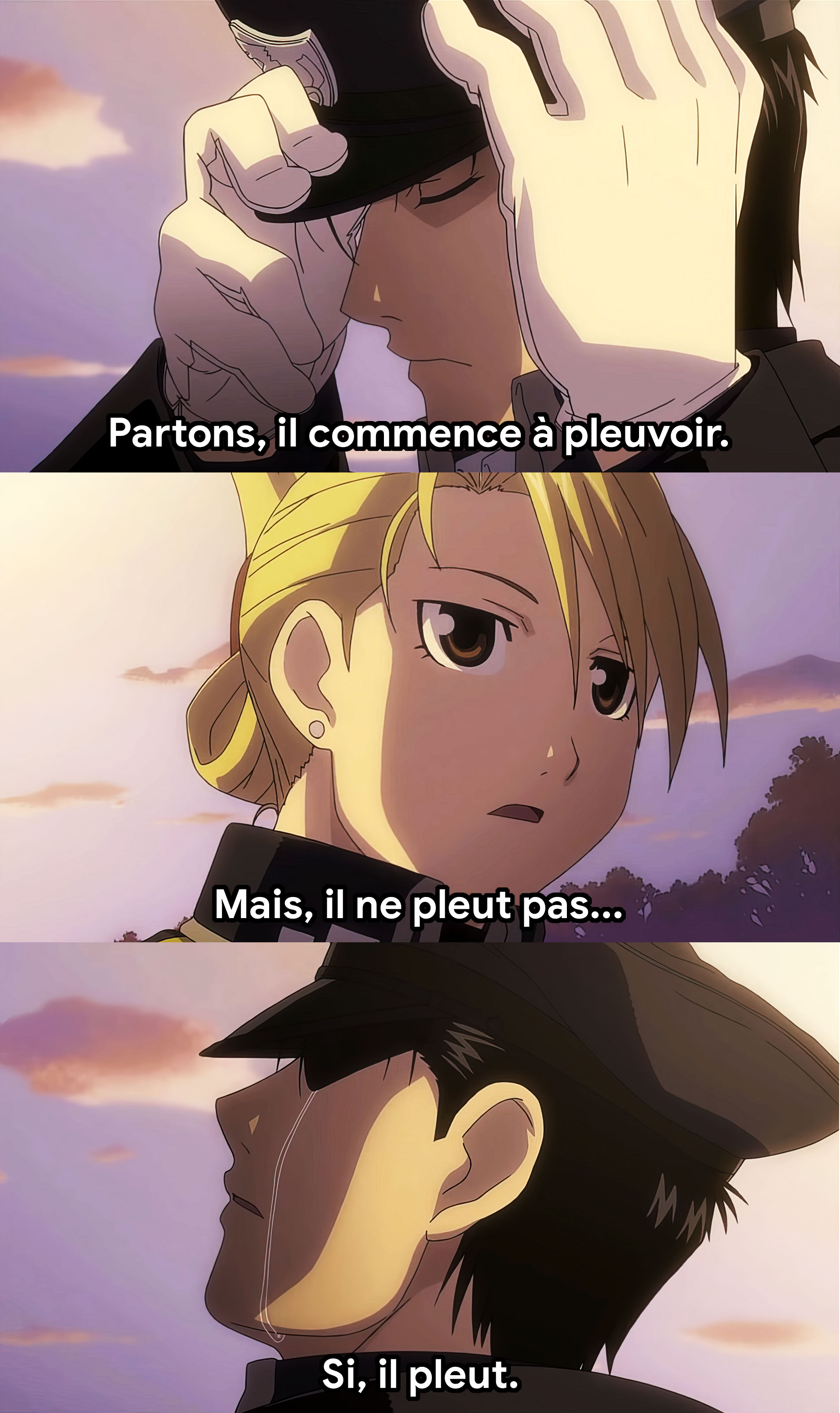 Si, il pleut
