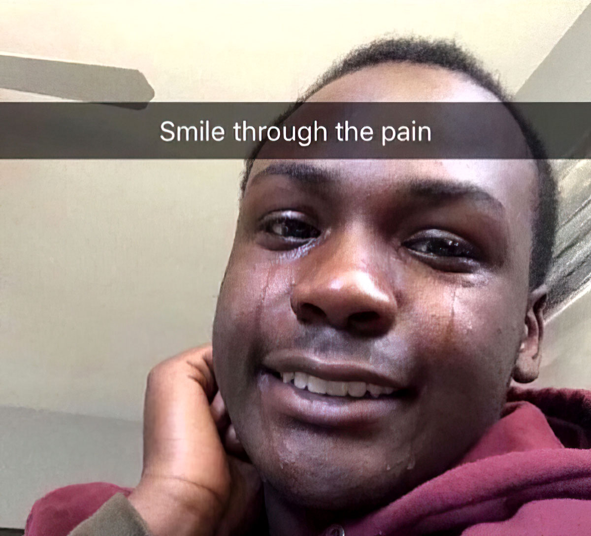 Smile through the pain