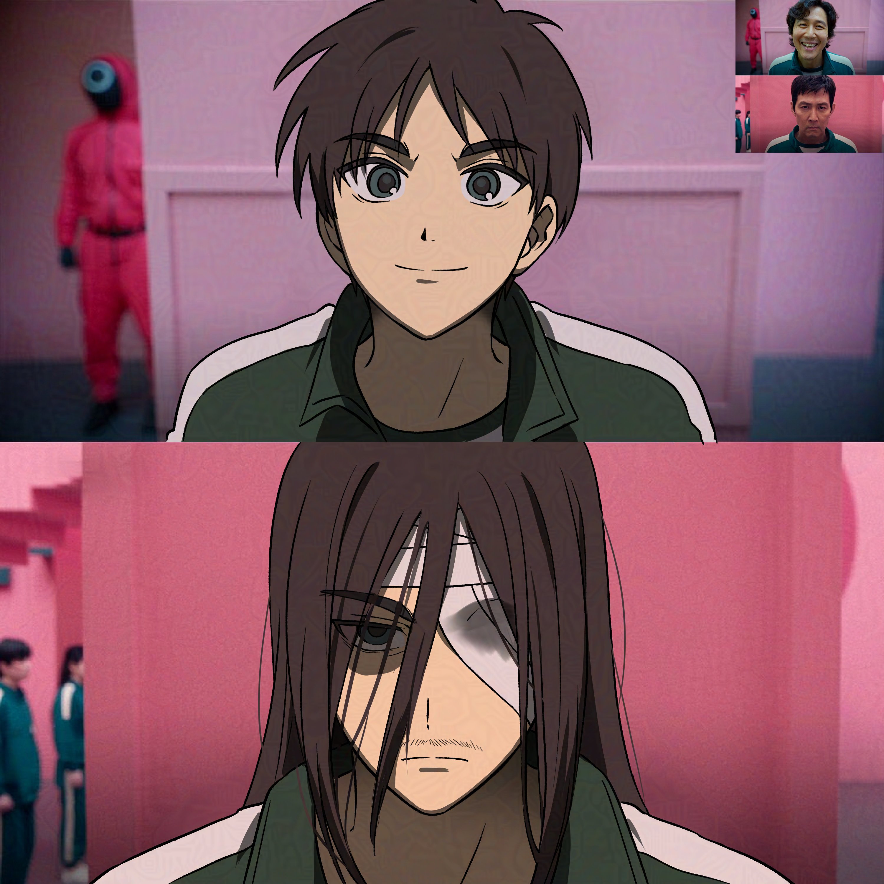 squid game depression snk aot attack of titan attaque des titans