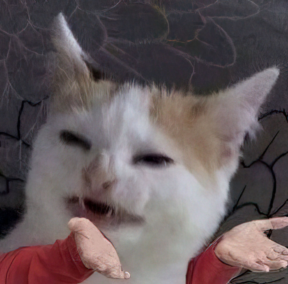 Confused cat