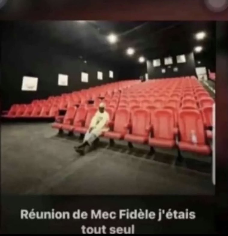 snap Réunion de Mec Fidèle j'étais tout seul