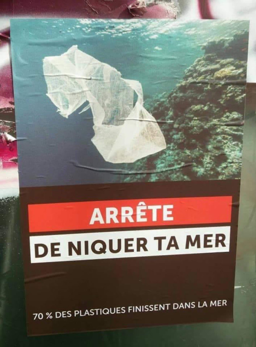affiche arrête de niquer ta mer