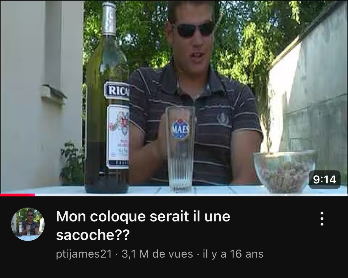 miniature youtube Mon coloque serait il une sacoche, ptitjames21