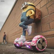 minion thug hoverboard