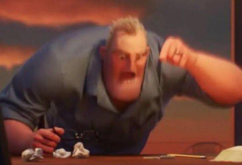 Mr. Incredible en colere