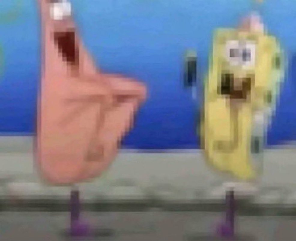 Patrick et Bob l'éponge qui se gode le cul