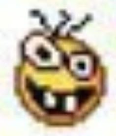 Minion avec un visage déformé