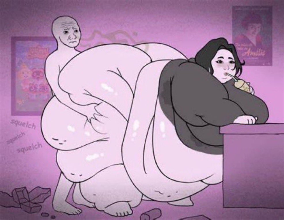 Wojak  qui baise un grosse avec un culs énorme