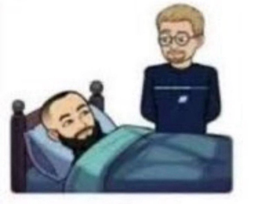 Bitmoji snapchat gendarme qui surveille un arabe/rebeu