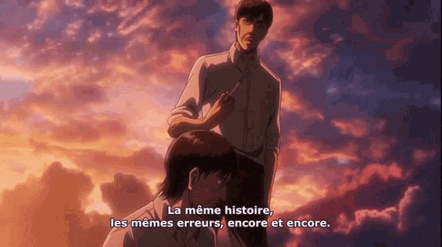 Eren Jäger la meme histoire, les memes erreurs, encore et encore