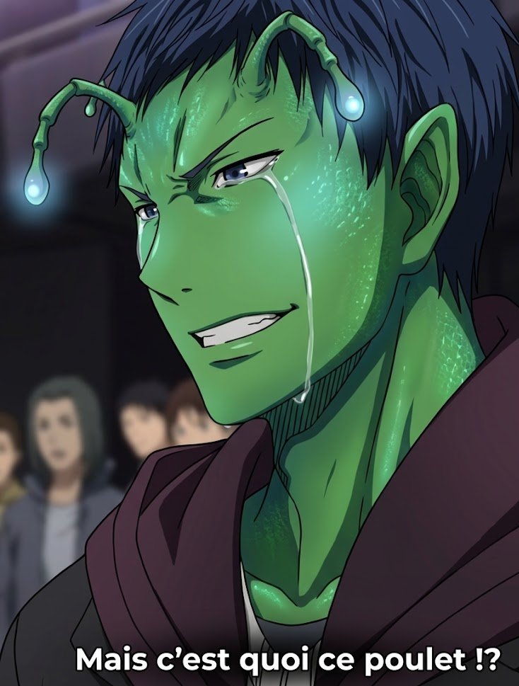 Mais c'est quoi ce poulet !? Haikyuu alien