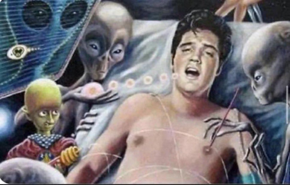 Elvis Presley se fait examiner par des extraterrestres