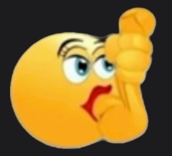 Un emoji fémini rouge à lèvre suce une paire de couille