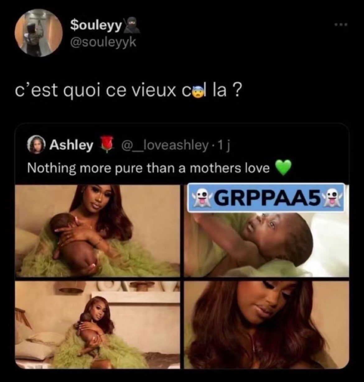 Tweet - C'est quoi ce vieux cul la ?