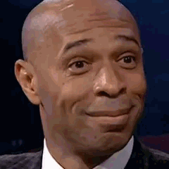 Thierry Henry retient un sourire gêné