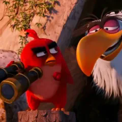 Red qui regarde avec dégout L'aigle vaillant avec un regard lubrique