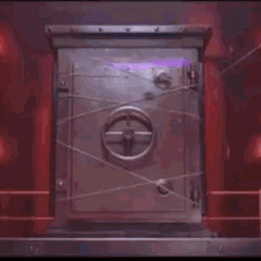 Un coffre blindé entouré de lasers se fait découper/fondre pour révéler un diamant
