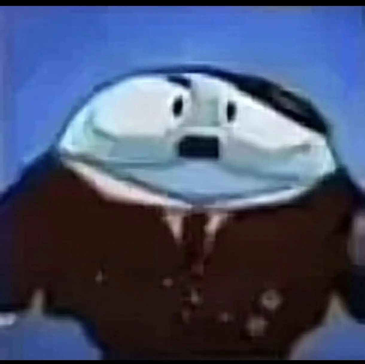 Personnage d'animation difforme ressemblant a  Adolf Hitler