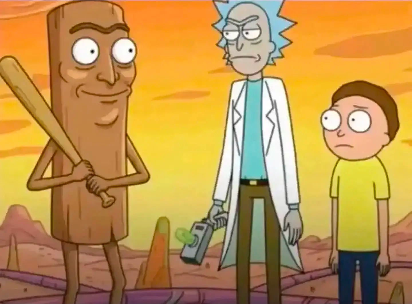 Cross-over Rick et Morty avec Tung Tung Tung Sahur