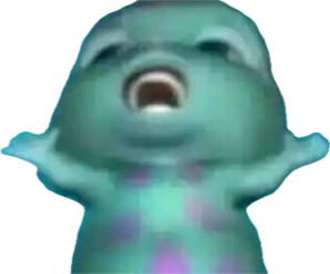 Bibble qui crie les bras ouverts