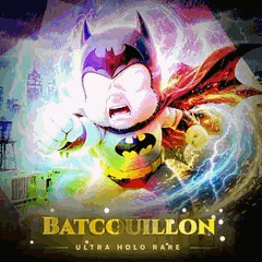 Batcouillon carte ultra holo rare qui brille (Titi)
