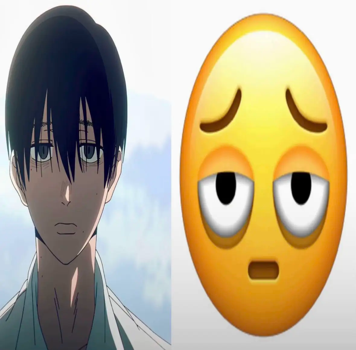 Aki Hayakawa reproduit un emoji triste