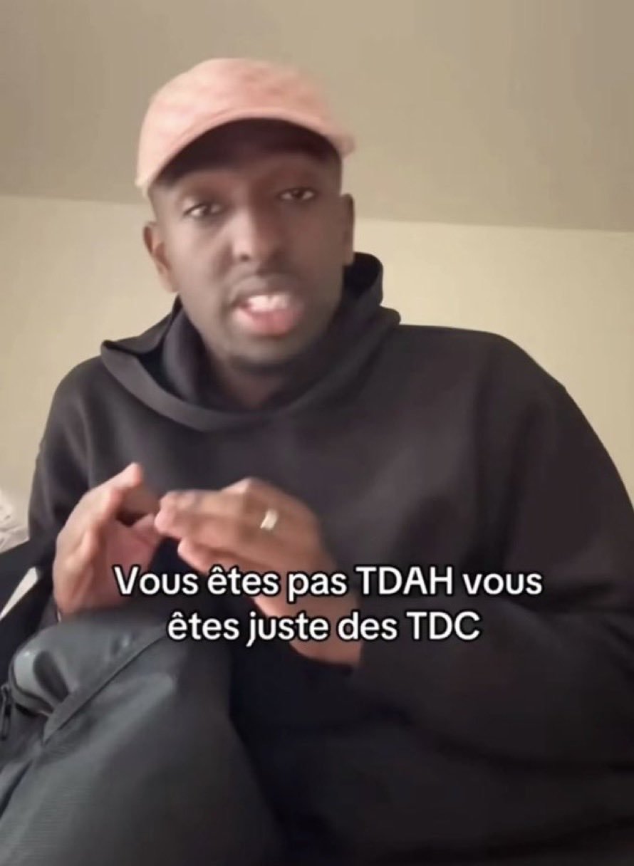 Vous êtes pas TDAH vous êtes juste des TDC