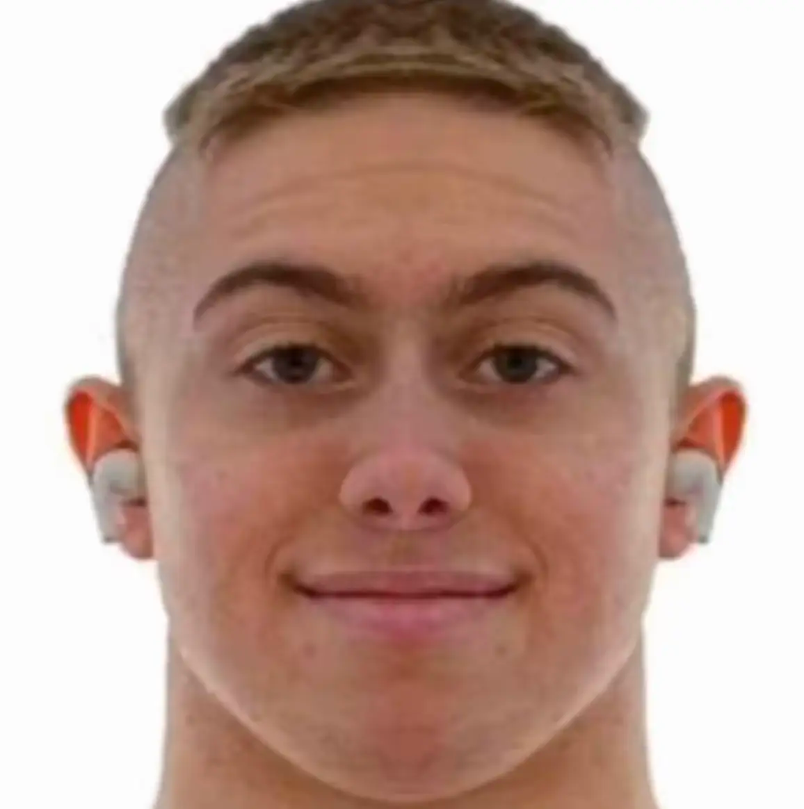 Visage Michou débile génant