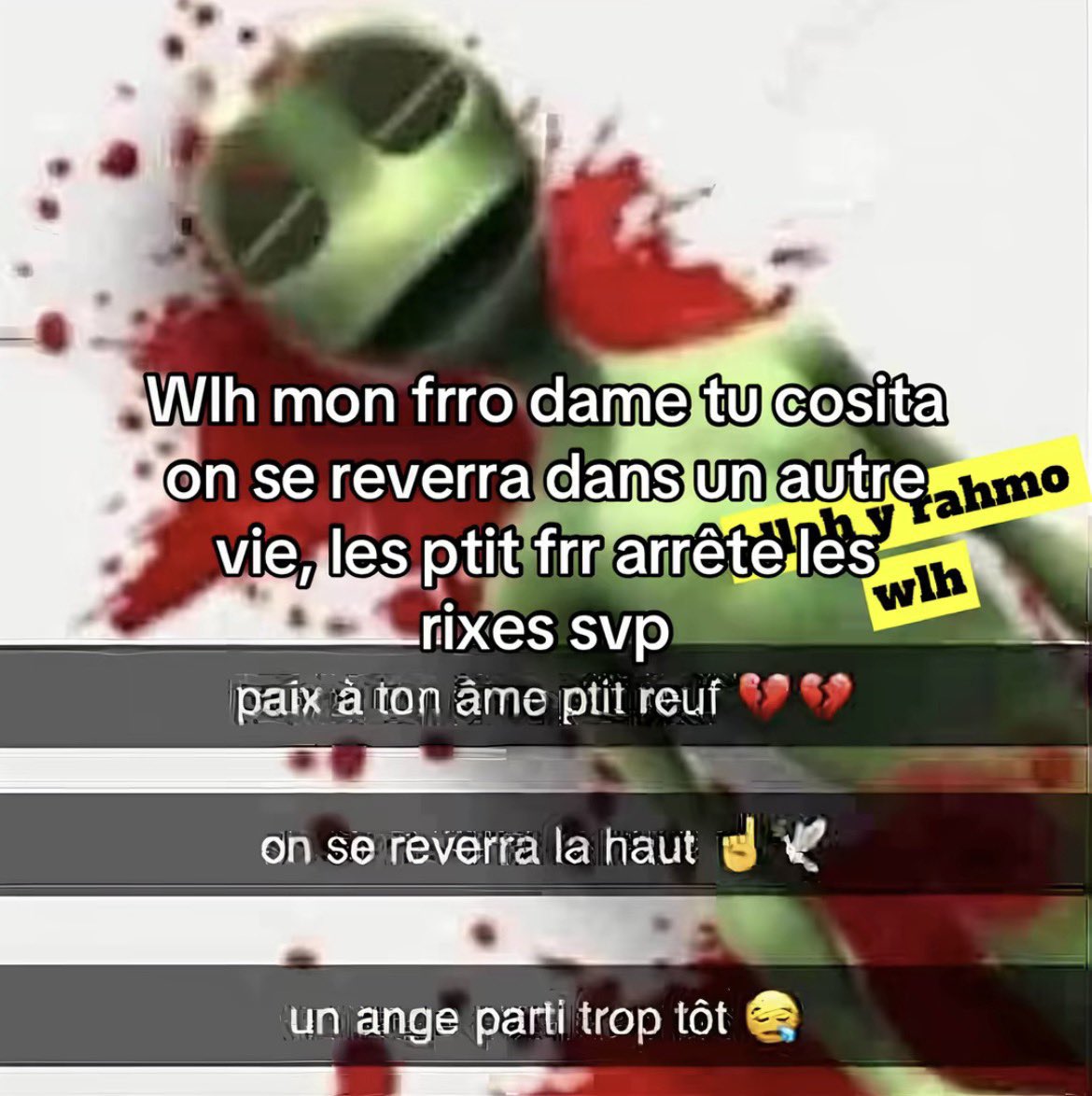 snapchat - Hommage Snapchat tragique pour l'alien Dame Tu Cosita