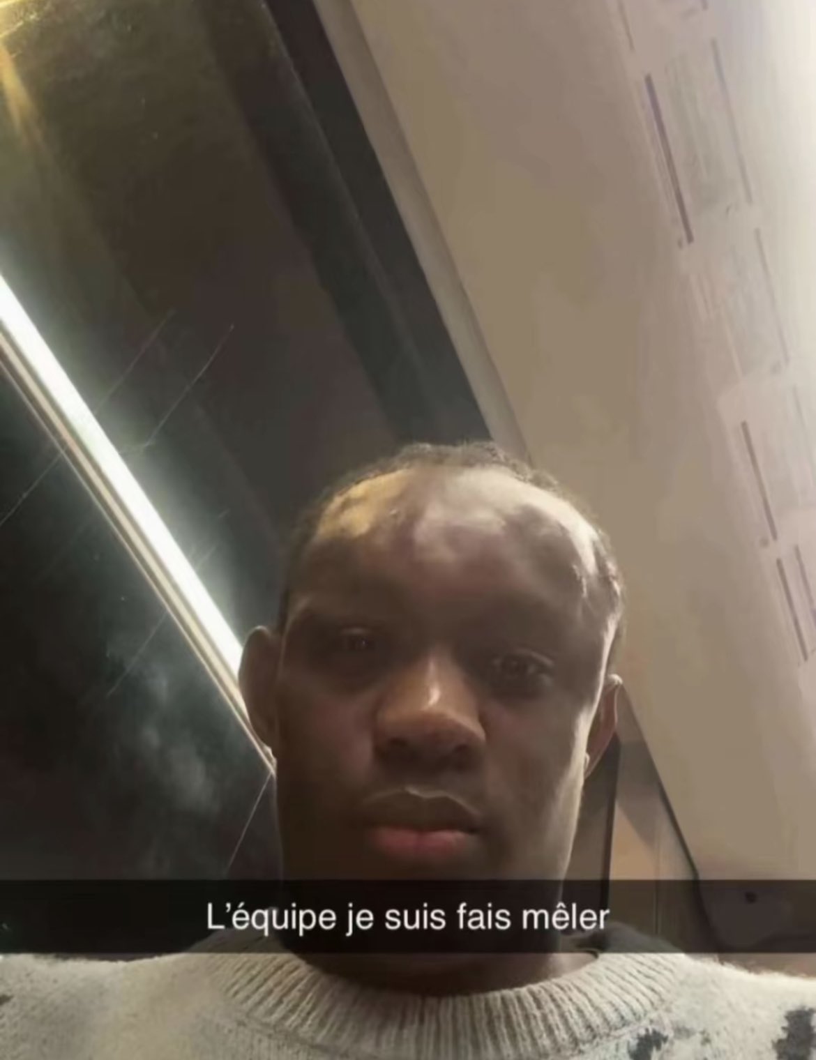 snapchat - L'équipe je suis fais mêler