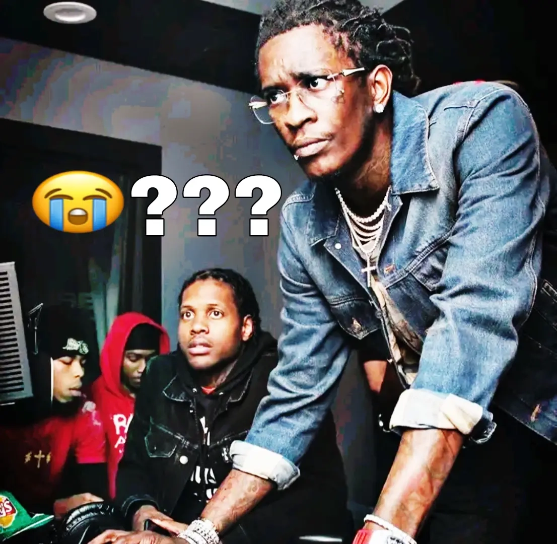 Young Thug et Lil Durk fixent un écran en studio
