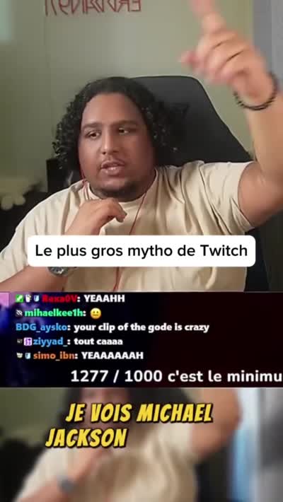 BotKZ Streameur Twitch qui affirme avoir vu Michael Jackson dans la rue, Le plus gros mytho de Twitch