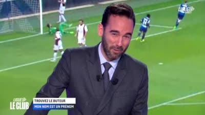 Fou rire des présentateurs sur le plateau de Ligue 1+