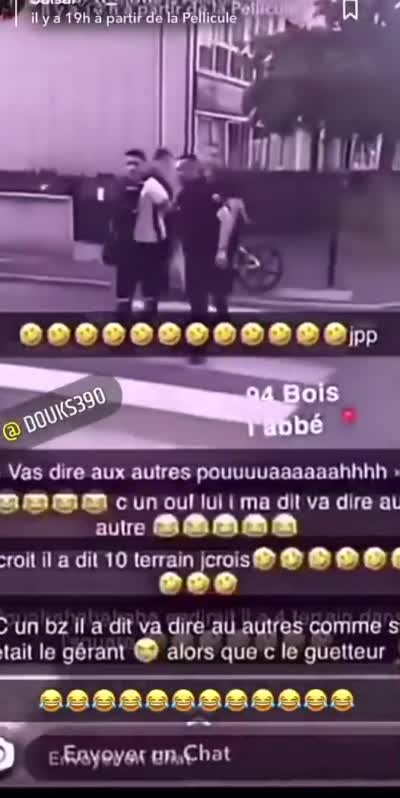 snapchat - En direct live. Interpellation. Vas dire aux autres !