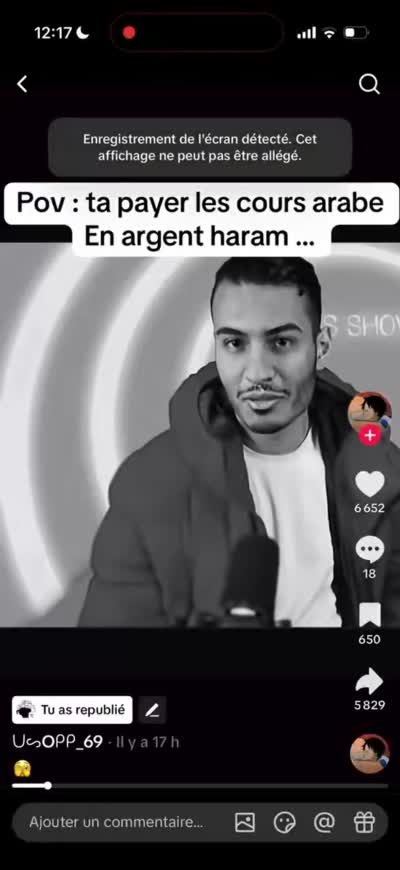 TikTok - Ta payer les cours arabe en argent haram ...