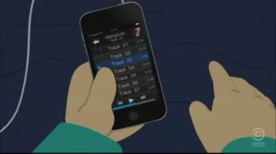 South Park, Stan Marsh écoute de la musique de merde sur son téléphone