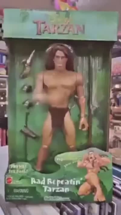 Figurine de Tarzan qui se masturbe/branle