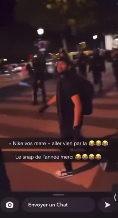 snapchat - Nique vos mères ! Ah, mais lui il est con lui Wallah ! Ah lui... Ah lui il est super con Wallah !