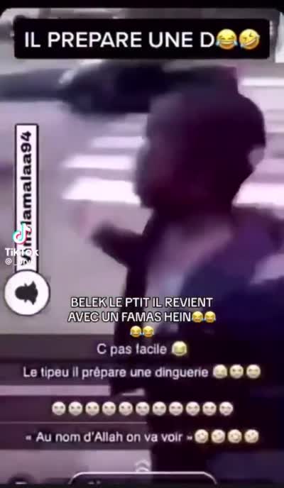 snapchat - C'est fini maintenant. C'est pas drôle, casse-toi. Au nom d'Allah, au nom d'Allah on va voir. Au nom d'Allah on va voir. Espèce de pédé là.