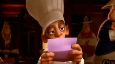 Chef Skinner lit une lettre et écarquille les yeux
