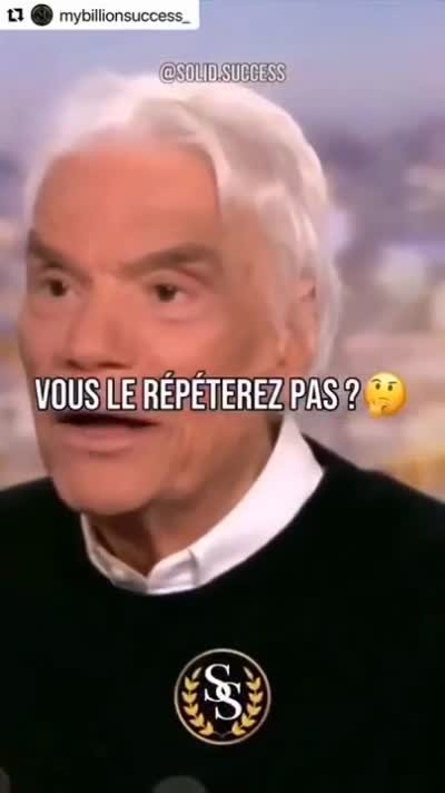 Bernard Tapie - Vous le répéterez pas ? Ça reste entre nous. Je m'en fous complètement... Mais complètement...