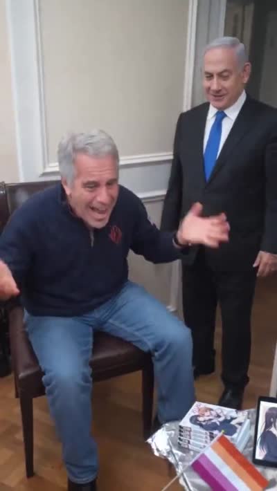 Jeffrey Epstein crie de joie devant Benjamin Netanyahu