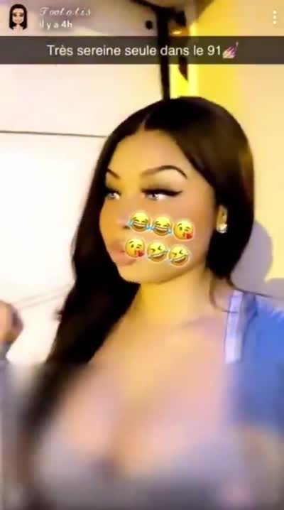 snapchat - Tootatis annonce être vulnérable dans le 91 puis se plaint d'avoir été agressée