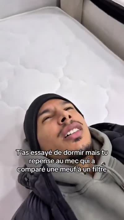 Live TikTok - T'a essayé de dormir mais tu repense au mec qui a comparé une meuf à un filtre