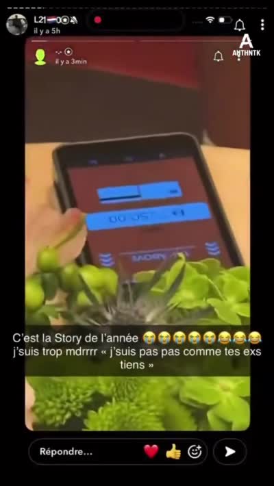 snapchat - 7250 AED. J'suis pas comme tes exs, tiens. Ah oui c'est trop mignon !