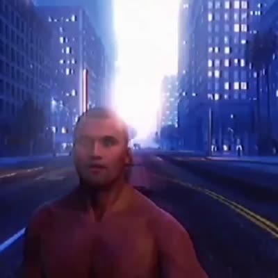 Franklin avec le visage de Charlie Kirk qui se masturbe/branle